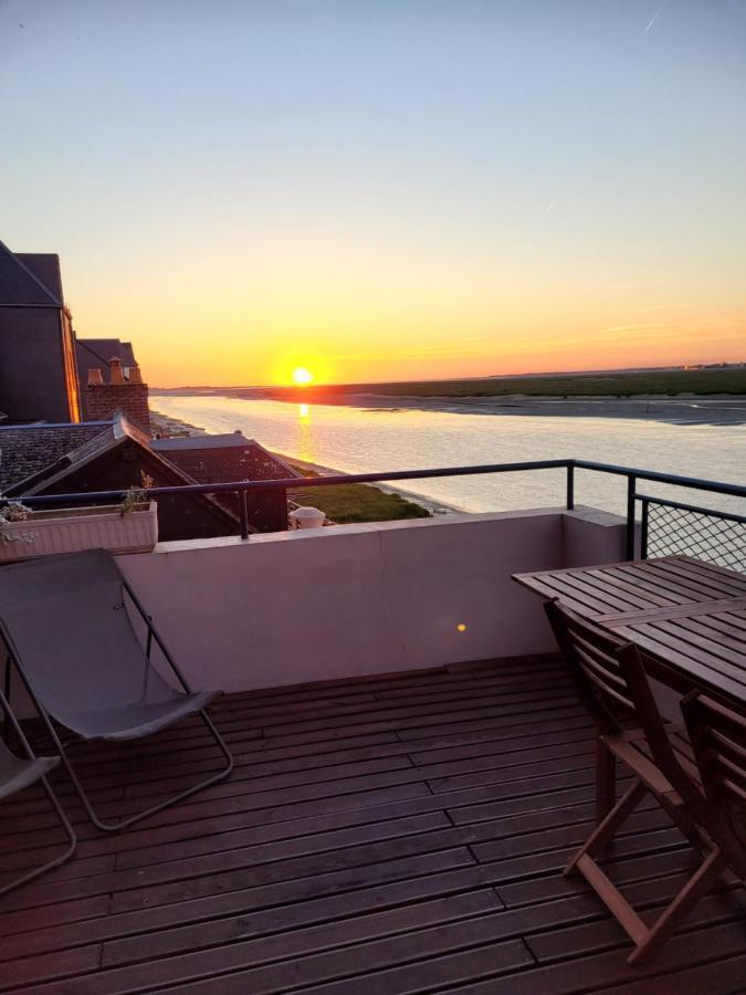Ferienwohnung Vue Et Terrasse Panoramique Sur La Baie De Somme Saint-Valéry-sur-Somme Exterior foto