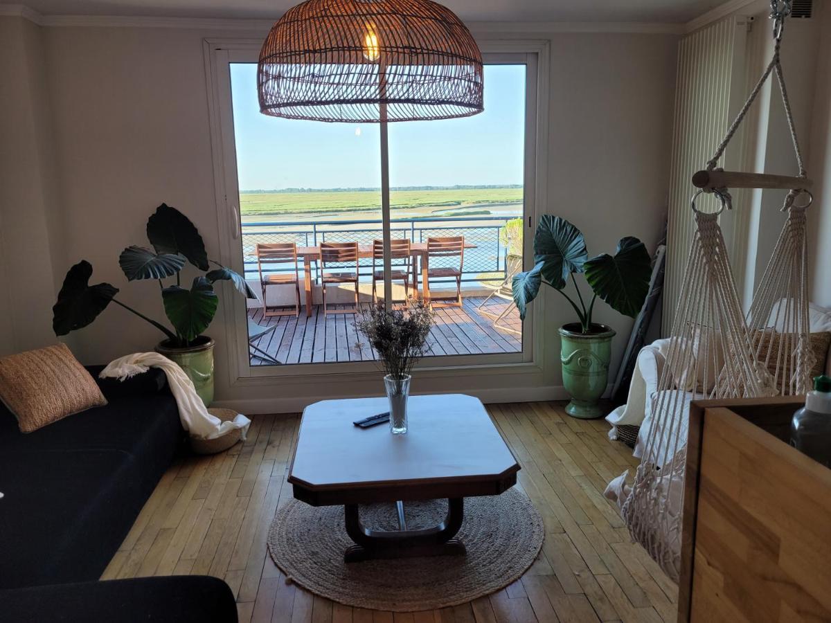 Ferienwohnung Vue Et Terrasse Panoramique Sur La Baie De Somme Saint-Valéry-sur-Somme Exterior foto